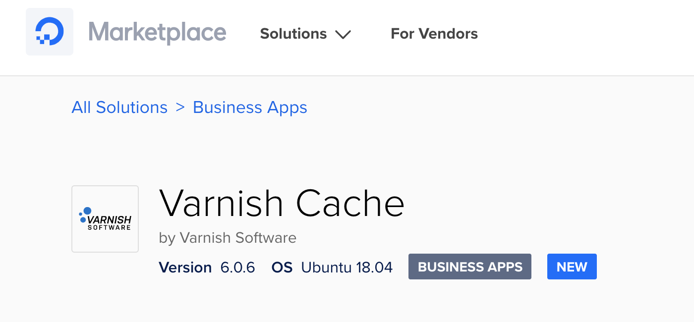 Varnish Cache is now available on DigitalOcean